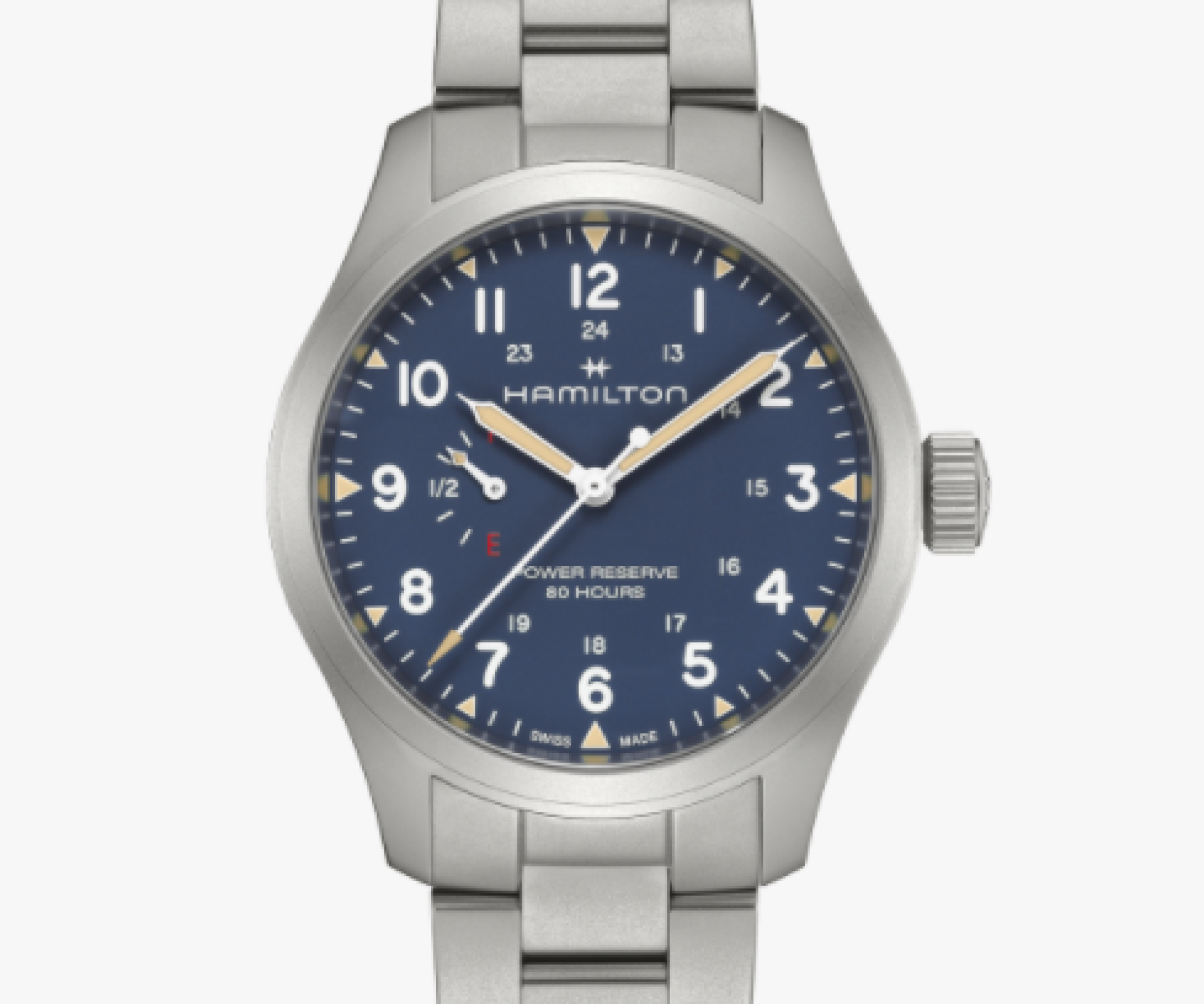HAMILTON KHAKI FIELD MECHANICAL POWER RESERVE 40MM