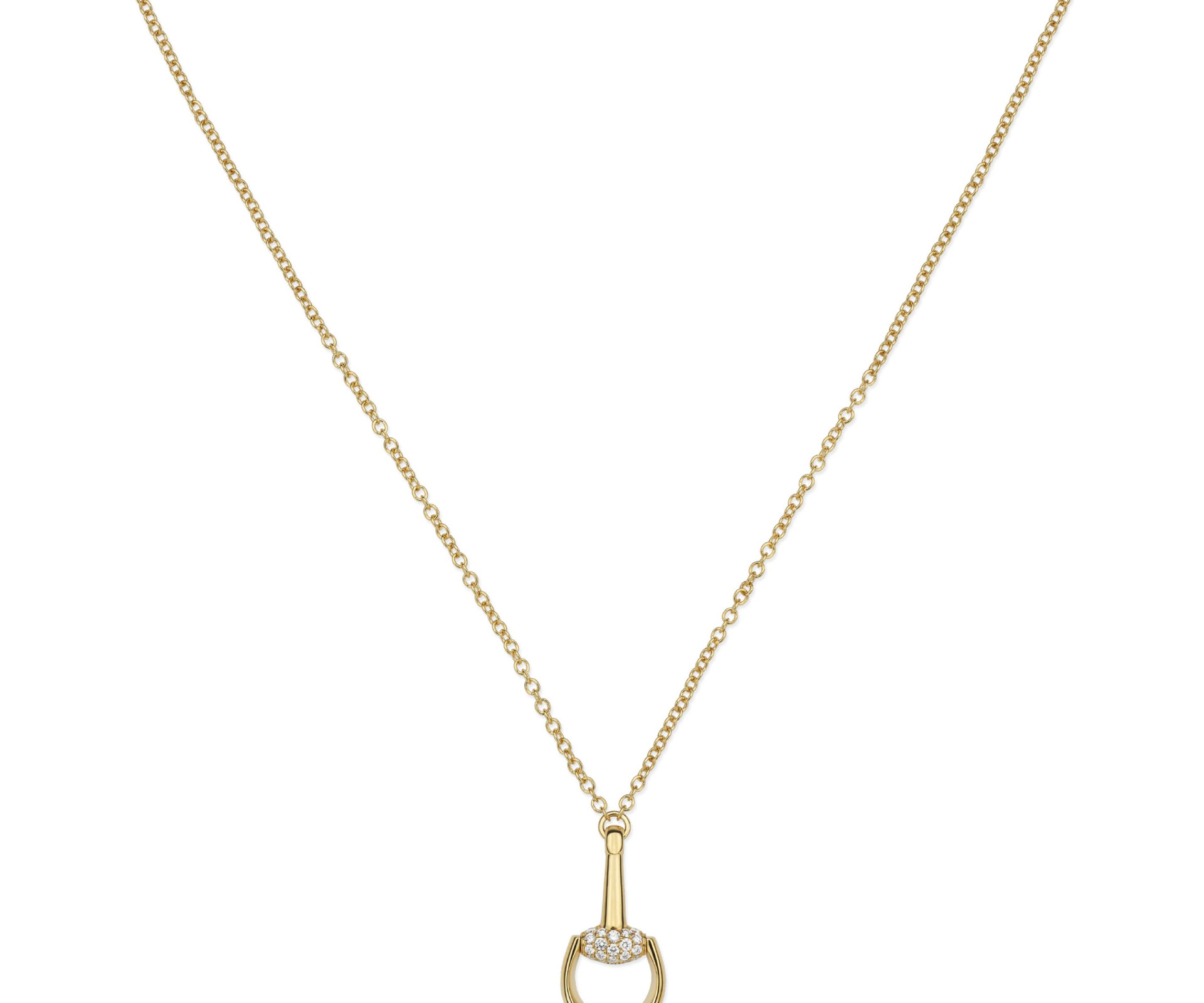 COLLANA PENDENTE DIAMANTE HORSEBIT